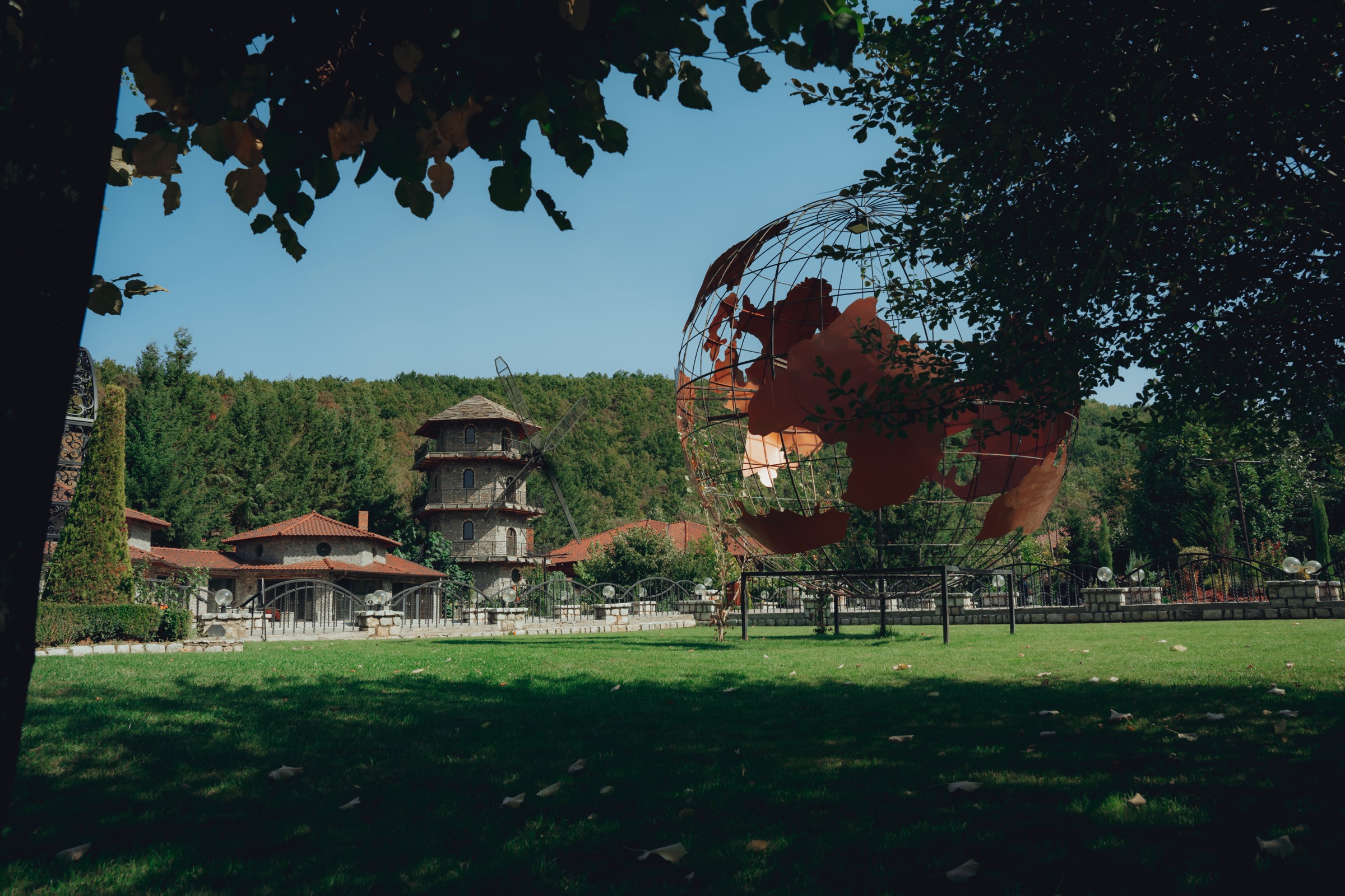 Planet Resort event courtyard